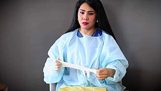 Medical Latex Gloves Turn Me On in Hospital