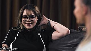 gabbie carter's sex robot fantasy comes true with emma hix in girlsway