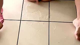 young pretty girl squirts hard everywhere!