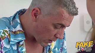 fake hostel mistress threesome with petite 18+ girl.