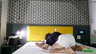 I sucked that naughty latina's pussy hard then came inside her riding me