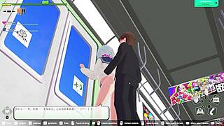 Feeling the Rush in the Elevator Scene from Loop Train H-Game