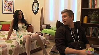 Cam girl rides biggest fan's cock 😍