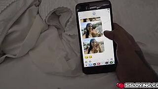 Vacation adventure with Serena Santos and her stepbrother on the beach