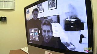 Cam girl rides biggest fan's cock 😍