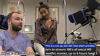 Become doctor in tampa, give miss mars hitachi orgasms during college physical 😍