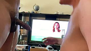 unfaithful wife jenna jaymes gags on boyfriend's monster cock