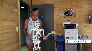 stepdaddy lawson james spooks with hot halloween rimjob fun