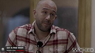 Big Tittied Brunette and Blonde Are Licking Pussies in Doggystyle and Missionary Threesome