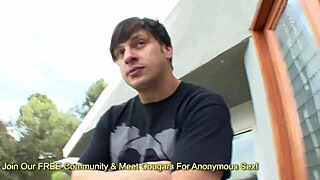 Blonde teen Sasha Casey gags on dick with deepthroat skills