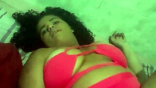 Pregnant babe masturbates solo in a sexy amateur scene