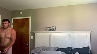 Blonde milf riding neighbor's cock while wife is away!