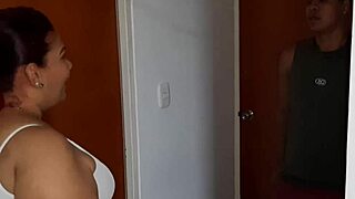 Latina BBW Bent Over for Big Black Cock in Steamy Striptease