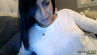 briana lee masturbates her natural tits on webcam for members