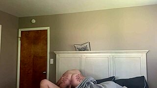 Blonde milf riding neighbor's cock while wife is away!