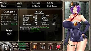 I play Karryn's prison hentai game episode 21 final fight.