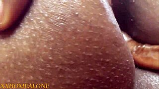 Big Fat Ass Battles Huge Monster Cock Outdoors!