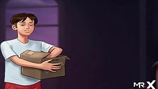 Summertime Saga Mature Lady Enjoys Sex Fun