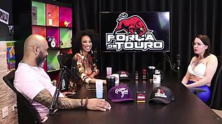 melissa leal in sheer red lingerie during pandemic