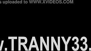 horny busty shemale gets ass penetrated