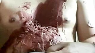 wax play on cock, wanna try foreplay like this with me?