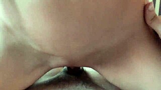 Hot Teen Wakes Guy with Blowjob and Bed Fucking.