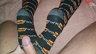I indulge in taboo foot fetish in socks