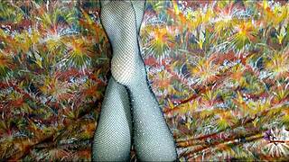 imagine me jerkin' your cock with my tattooed feet in heels