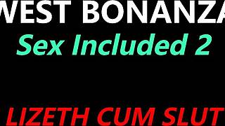 This homemade blowjob ends with her swallowing cum