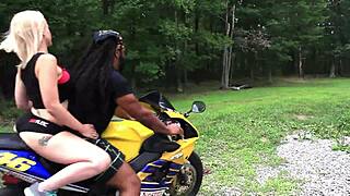 nadia white gets drilled hard on motorcycle by don whoe's big black cock