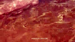 Janaki's Risky Public Shower at Natural Waterfall Stirs Wild Desire