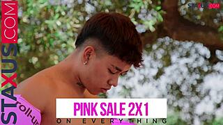 Twink best friend assfucks in bar game