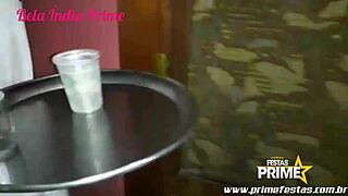 bela receber garçom eduardo lima hot de motel com lingerie e cai de boca na rola grande dele