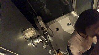 Can you handle this young asian's bathtub blowjob?