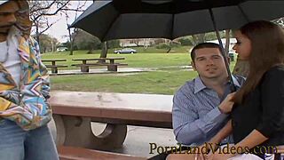 super wet wife angel rides huge black cock for hubby