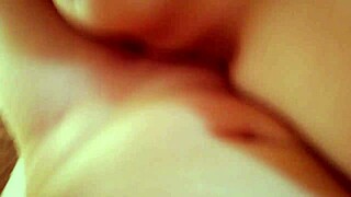 colombian girl uses toy and rides partner