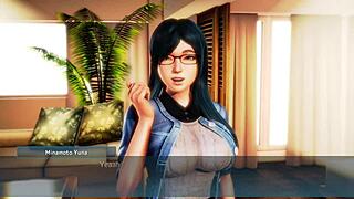 black haired beauty gets fucked in anime style