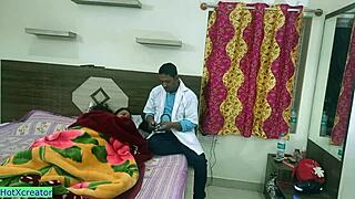 Indian hot bhabhi talks dirty in Bangla while doctor examines her