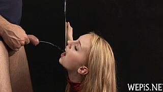 Is This Avid Sweetheart Pissing Or Sucking Cock?