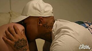 Theshyboy mounts Missdolly in intense teen 18+ sucking and fucking session.