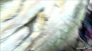 Rothaariges Latina Teen 18+ Draussen Beim Treffen Gefickt