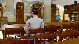 Ripples 7: Curvy Teen's Outfit Ripped In 3D Cartoon Hentai Game