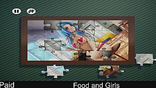 food and girls in anime game part 01