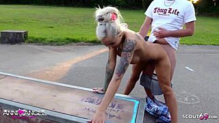 I, A Skinny German Teen, Got Fucked By Strangers Without Condom On Playground