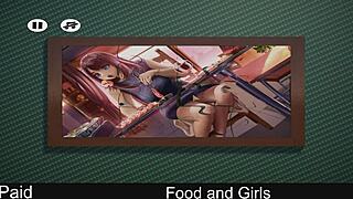 food and girls in anime game part 01
