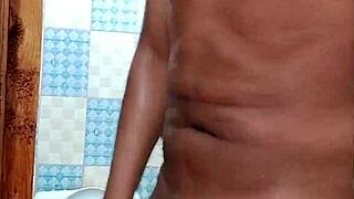 Slutty Gay Guy Enjoys Sickening Pornography In Shower Bathing