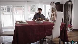 Busty milf shares boyfriend's cock with bisexual stepdaughter