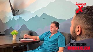 Surgeon Takes Advantage Of Brunette For Deepthroat And Anal Fucking