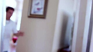 Andreina Deluxe boosts her skinny stepsister's confidence with intense blowjob and hardcore fucking.