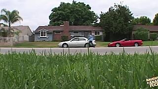 Kinky blonde takes two cumshots in anal threesome